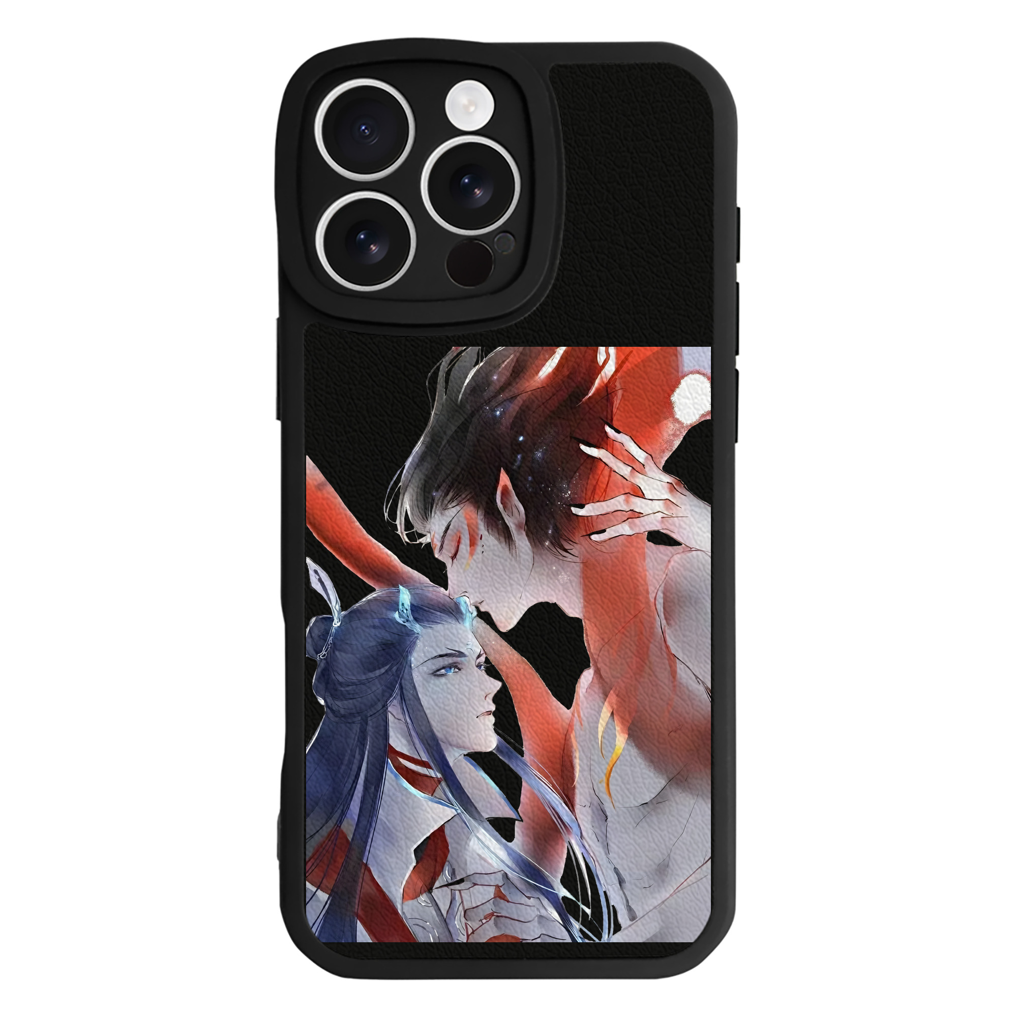 （画像用） Ne Zha 2 ナタ 魔童の大暴れ 【iPhone 16シリーズ対応】シリコンスマホケース（レザー調） 材質：シリコン